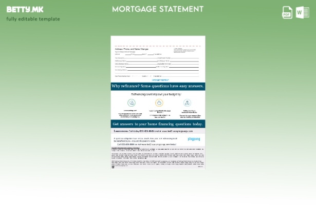 модерен стил САД Калифорнија PingPong Global Solutions Inc изјава за хипотека  1